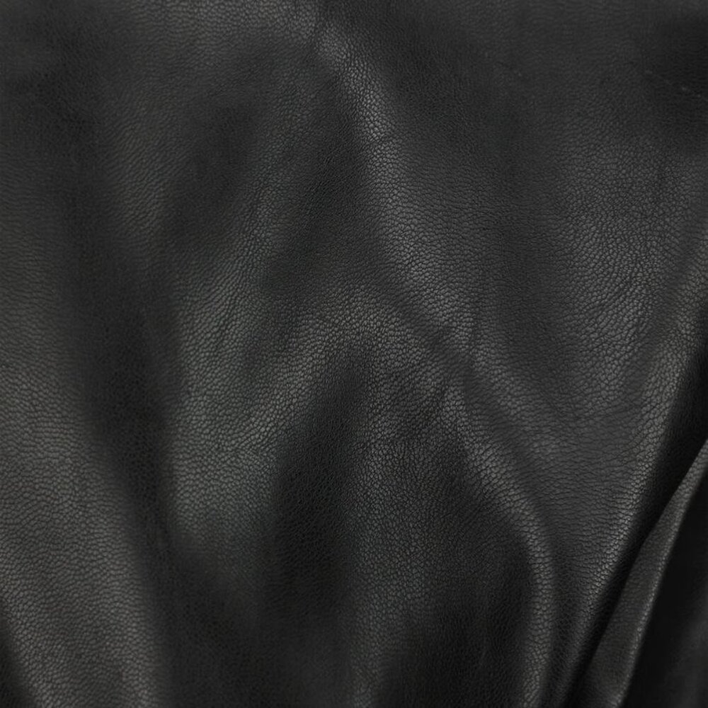 Lulus Women's Vegan Leather Crew Neck Mini Dress Black Size S - Picture 10 of 13